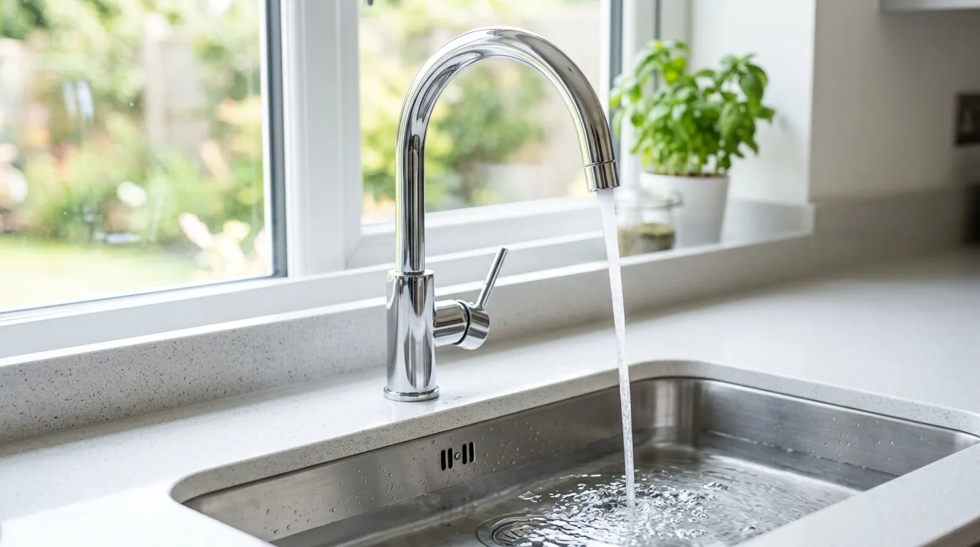 Local Plumbing Master Pros same day plumber fixing a faucet in Edgewater, FL